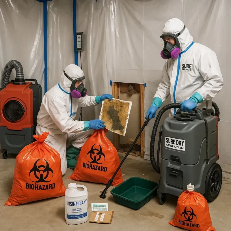 Contaminated Water Handling Protocols process in Clay County, IA